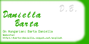 daniella barta business card